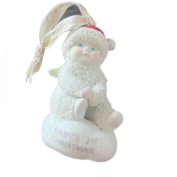 First Christmas Ornament Dept. 56 Snowbabies Ornament Holiday Baby's First - Picture 3 of 9